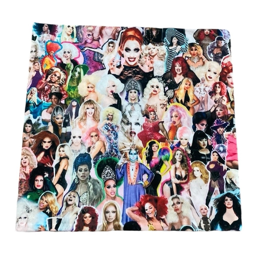 Drag Queens “Rupaul’s Drag Race” Pride Square Cotton Blend Pillowcase Sham